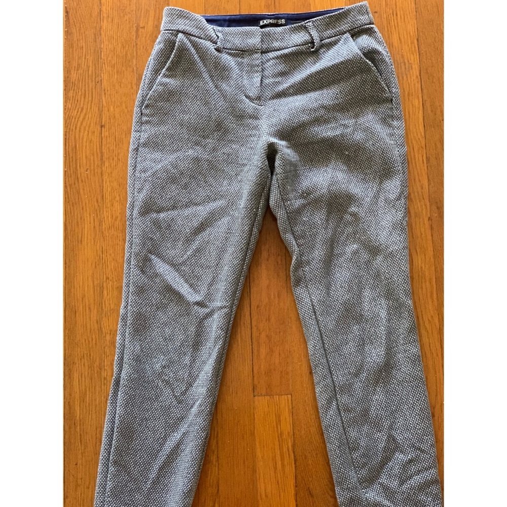 Express columnist work pants gray